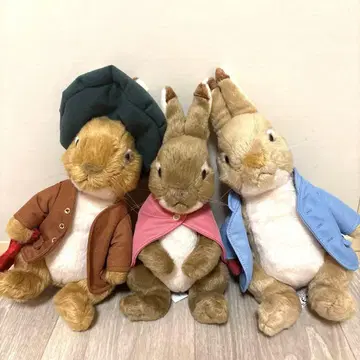 피터 래빗 봉제 인형 3종 세트