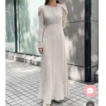 코코딜 패치워크 스트레치 레이스 원피스 이너 포함
