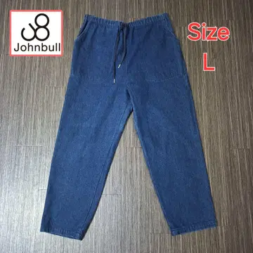 Johnbull 젬블 데님 이지 팬츠 사루엘 와이드 L