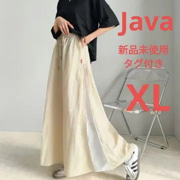 Java 자바 미사용 새상품 택 포함 사이드 지퍼 절개 롱 스커트