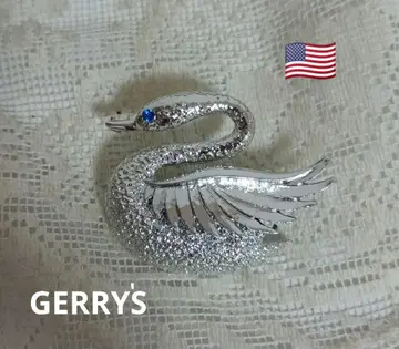 GERRY'S 백조 브로치 실버
