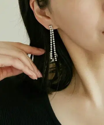 개럴개런트 크리스탈 트윈 귀걸이