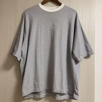 size 1 marka 오버 사이즈 티셔츠 BORDER TEE