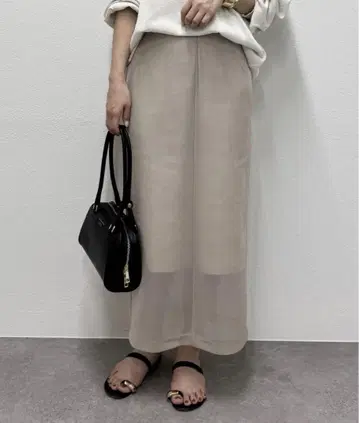 새상품 loungedress 라운지 드레스 시어 메쉬 종이상자 스커트