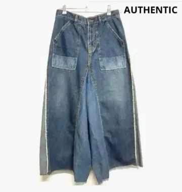 AUTHENTIC 데님 팬츠 오센틱 디자인 데님 팬츠