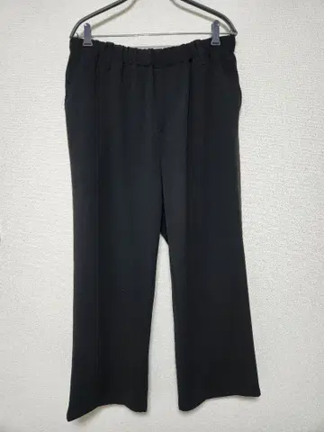 ANTIQULOTHES 이지 팬츠 스트레치 블랙 L
