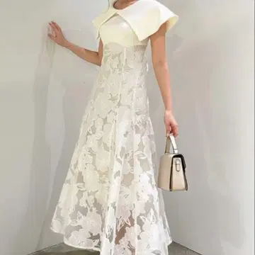 dazzlin 다즐린 오팔 플라워 코르셋 원피스