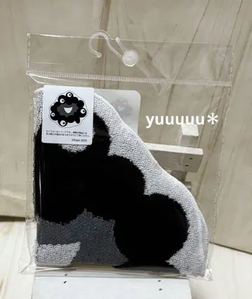 미야쿠미야쿠 미니 타월 손수건 블랙 페이스 엑스포 검정 미야쿠