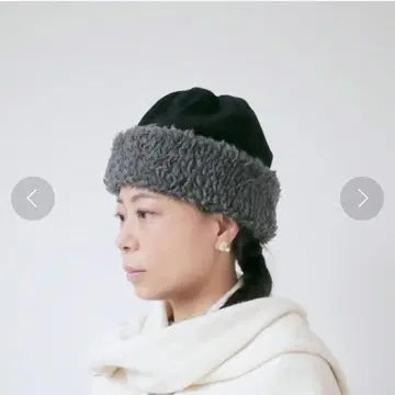 mature ha. (마츄아하) 보아 후드 캡 블랙