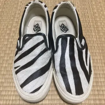VANS 제브라 패턴 송치 슬립온