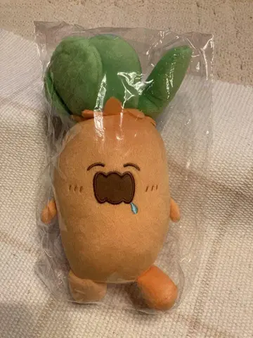 복숭아 방울 네네 3D 라이브 개최 기념 네코 봉제 인형 당근