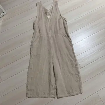 츠무구 tumugu 솔리 린넨 살로펫 베이지 새상품급