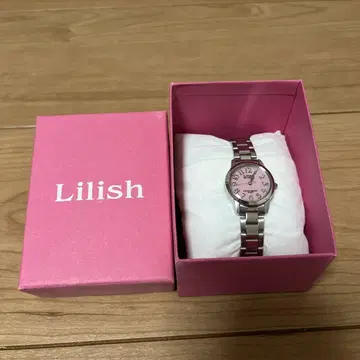 Lilish 여성용 아날로그 시계 핑크 [배터리 소모]