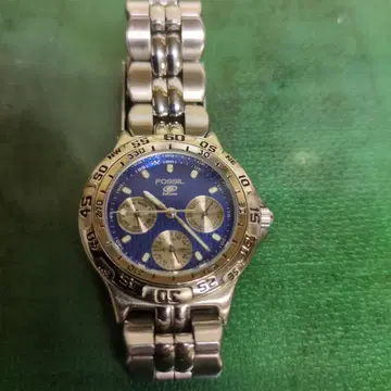 FOSSIL 블루 쿼츠 중고품