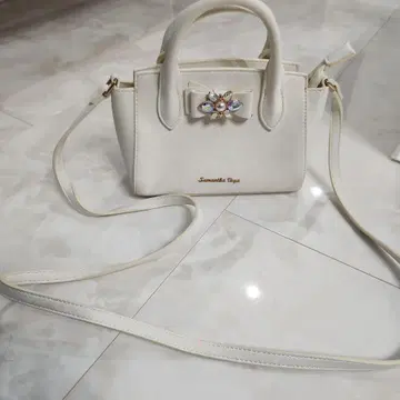 Samantha Vega 화이트 숄더백