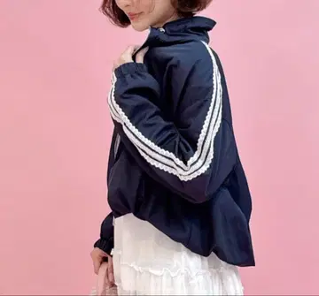 스포츠 스타일 레이스 점퍼