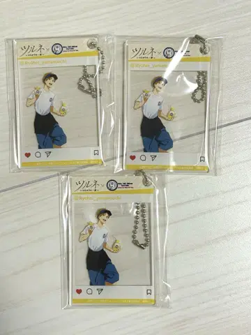 츠루네 야마노우치 료헤이 롤 아이스 아크릴 키링