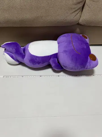개구리 봉제 인형 보라색
