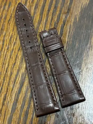 브레게 가죽 벨트 브라운