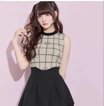 미셸 마카롱 Michell macaron 슬림 레그 스커트 블랙 검정 S
