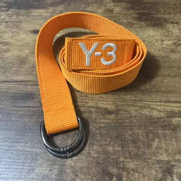 Y-3 오렌지 나일론 벨트
