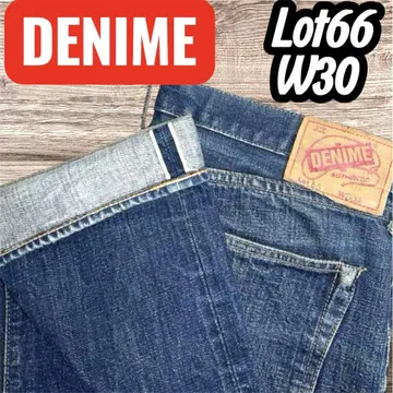 DENIME 드님 Lot66 스트레이트 데님 셀비치 빨간색 귀 W30