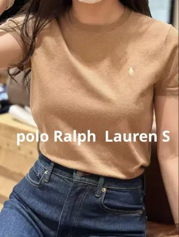 polo 랄프 로렌 코튼 블렌드 숏 슬리브 스웨터 S