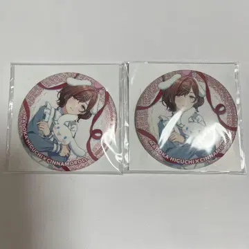 히구치 엔카 시나모롤 샤니마스 산리오 콜라보 캔뱃지