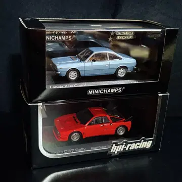 1/43 hpi 미니 챔프스 란치아 베타 037 랠리 세트