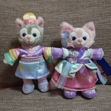 홍콩 디즈니랜드 중추절 리나벨 젤라토니 봉제 인형 키링