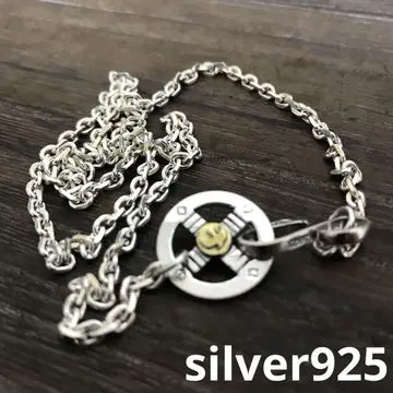 [고품질] silver925 이글 후크 휠 체인
