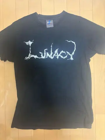 LUNA SEA Lunacy 블랙 티셔츠 2010년 도쿄돔