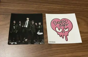 UVERworld 드링크 후드 혜택 스티커
