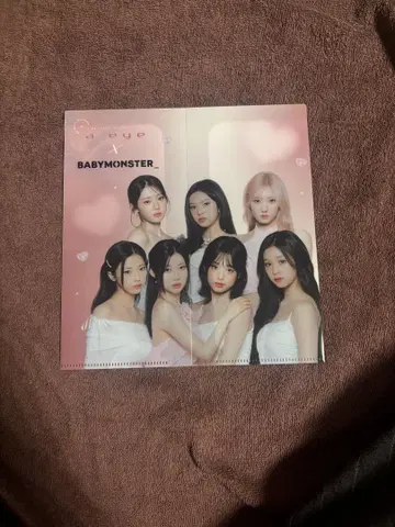 BABYMONSTER 베이비몬 전원 혜택 클리어 파일