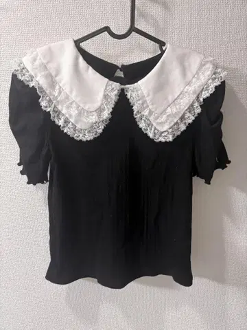 앙크루즈 더블 컬러 파워 숄더 탑