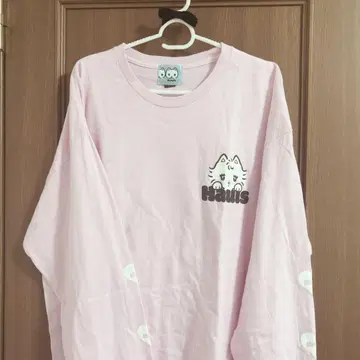 Hauls 알키 롱 T 셔츠 핑크
