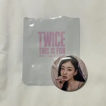 TWICE THIS IS FOR 인천 굿즈 캔뱃지 캔배지 지효