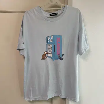 XLARGE The Simpsons 티셔츠 XL 사이즈 라이트 블루