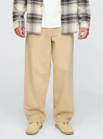 GAP 슈퍼 배기 데님 베이지