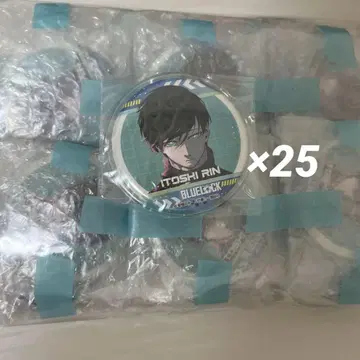 이토시 린 캔뱃지 블루 록 25개