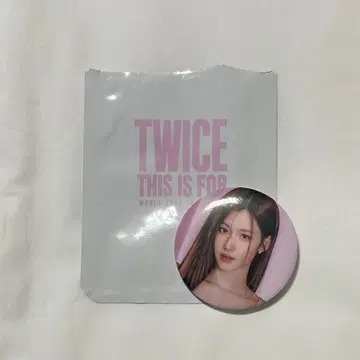 TWICE THIS IS FOR 인천 굿즈 캔뱃지 캔 배지 사나