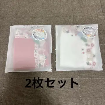 콘자카 레이스 타월 손수건 도스코이 일본 레드 화이트 미개봉 새상품