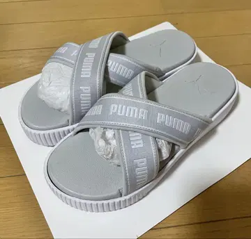 푸마 플랫폼 샌들 그레이 25cm