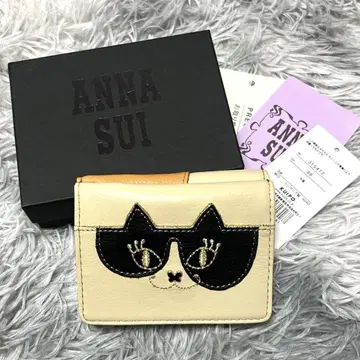 ANNA SUI 안나수이 마이티티 3단 폴더형 지갑 고양이