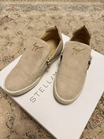 GIUSEPPE ZANOTTI 스니커즈 로우 컷 사이드 지퍼 신발