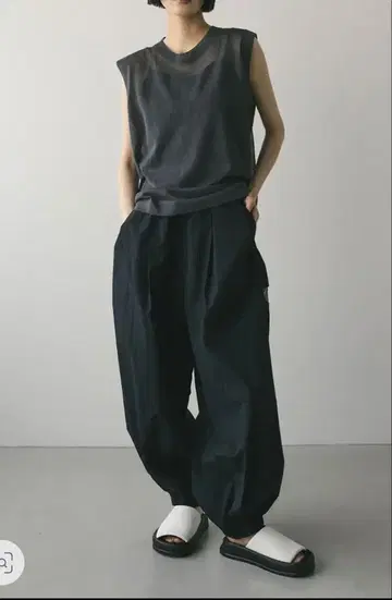 STYLEMIXER 스타일 믹서 워셔블 린넨 니트 탱크