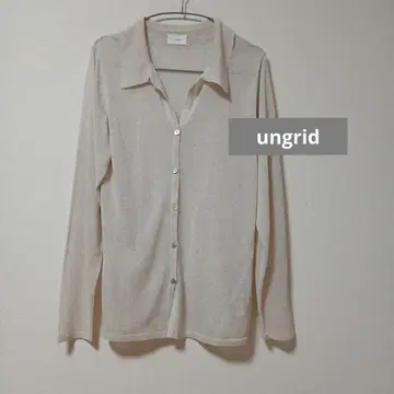 ungrid 시어 니트 가디건