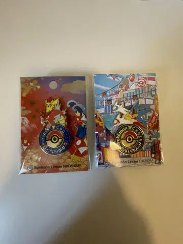포켓몬 센터 한정판 핀즈 세트