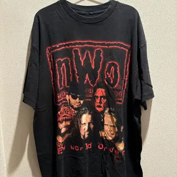 90년대 00년대 nwo wwe 프로레슬링 구제 의류 티셔츠 XL