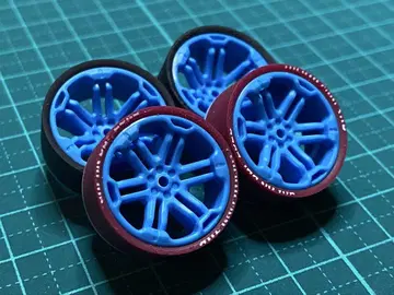 미니 사륜구동 페라 타이어 약 23.1mm 로우 프릭션